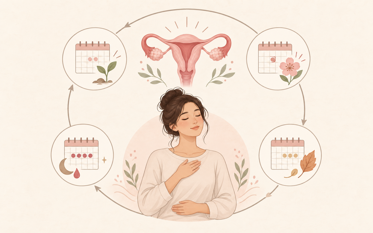 順著女性的生理週期