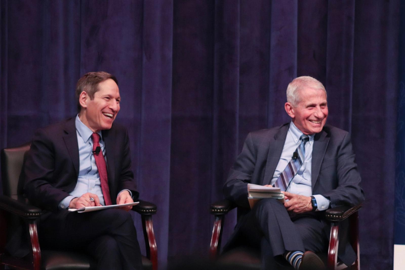 Frieden, Fauci Speak at Maloy Distinguished Lecture in Global Health