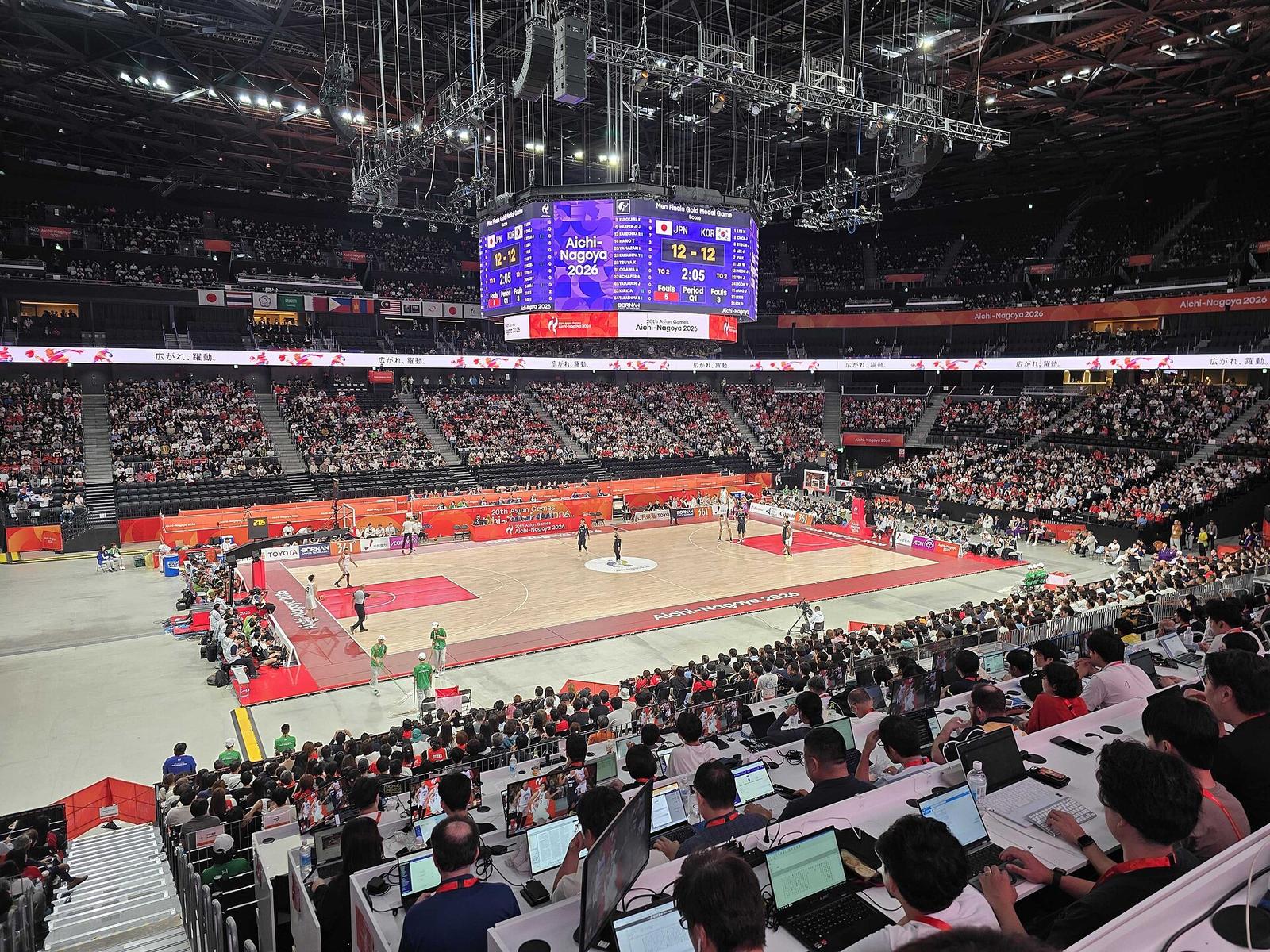2026 Asian Games Basketball Finals between South Korea and Japan