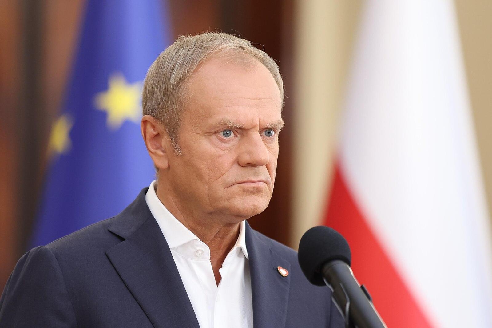 Polish Prime Minister Donald Tusk spoke at a Council of Ministers Meeting
