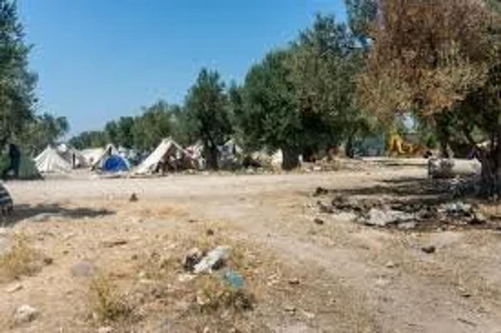 Fire Destroys Greek Refugee Camp