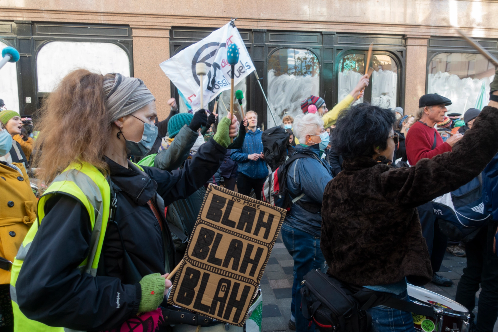 Glasgow Climate Protests Amid Backdrop of COP26