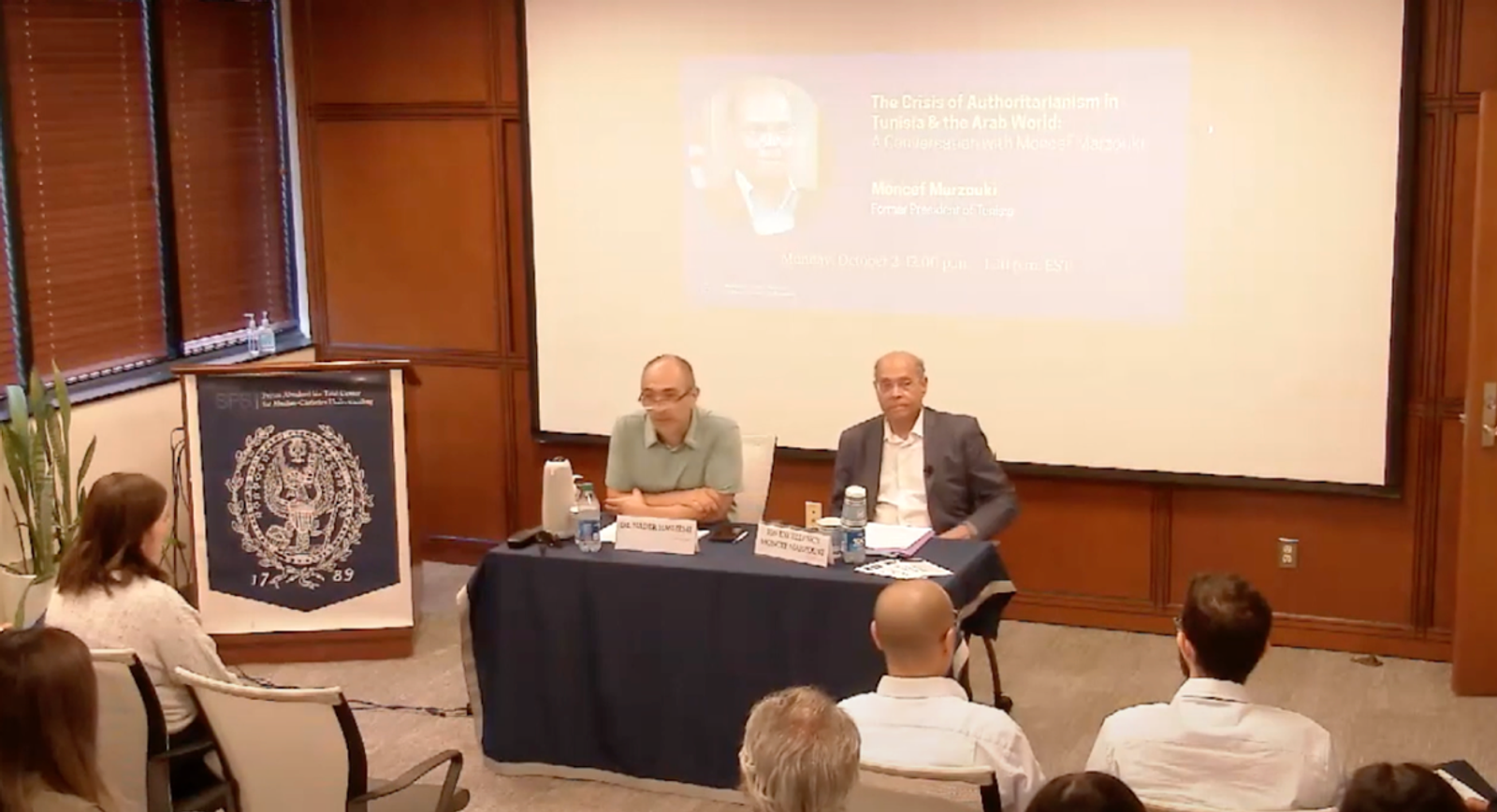 Georgetown University’s Center for Muslim-Christian Understanding Hosts Former Tunisian President, Moncef Marzouki