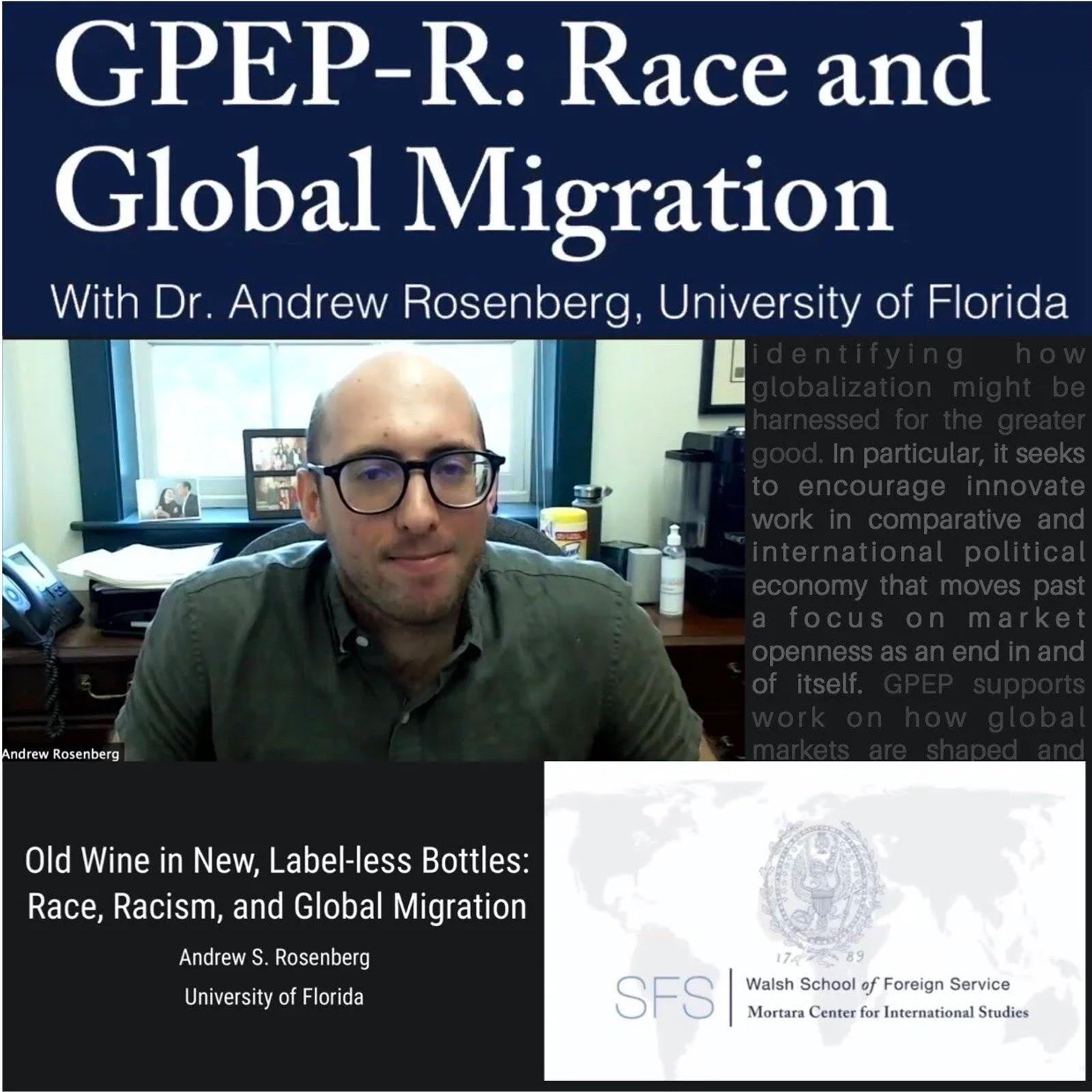 Compass Money: GPEP-R – Dr. Andrew Rosenberg Speaks on Race, Racism, and Global Migration