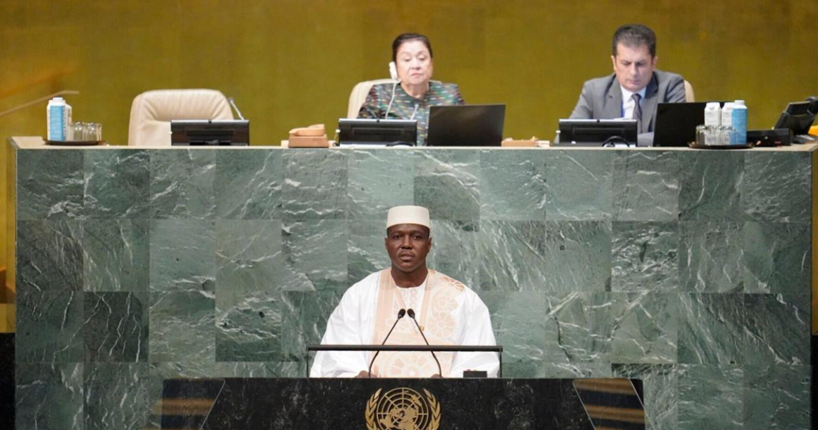 In UN Speech, Mali PM Denounces France and Praises Russia
