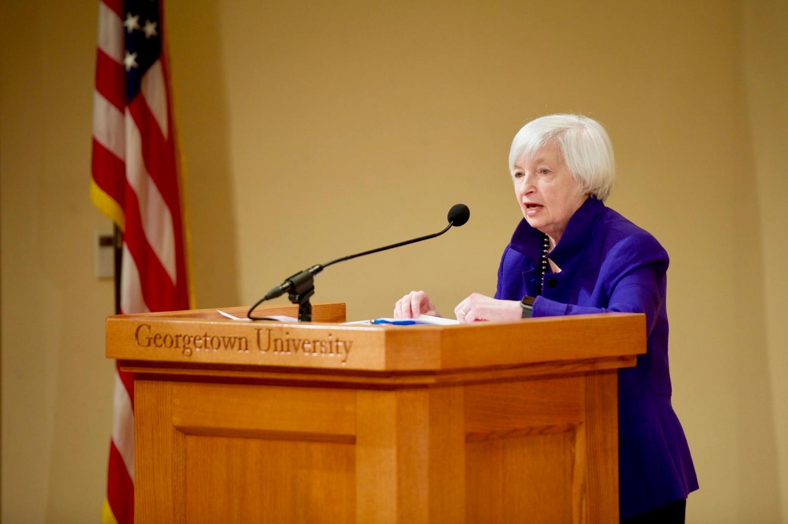 Compass Money: Janet Yellen Speaks at Georgetown