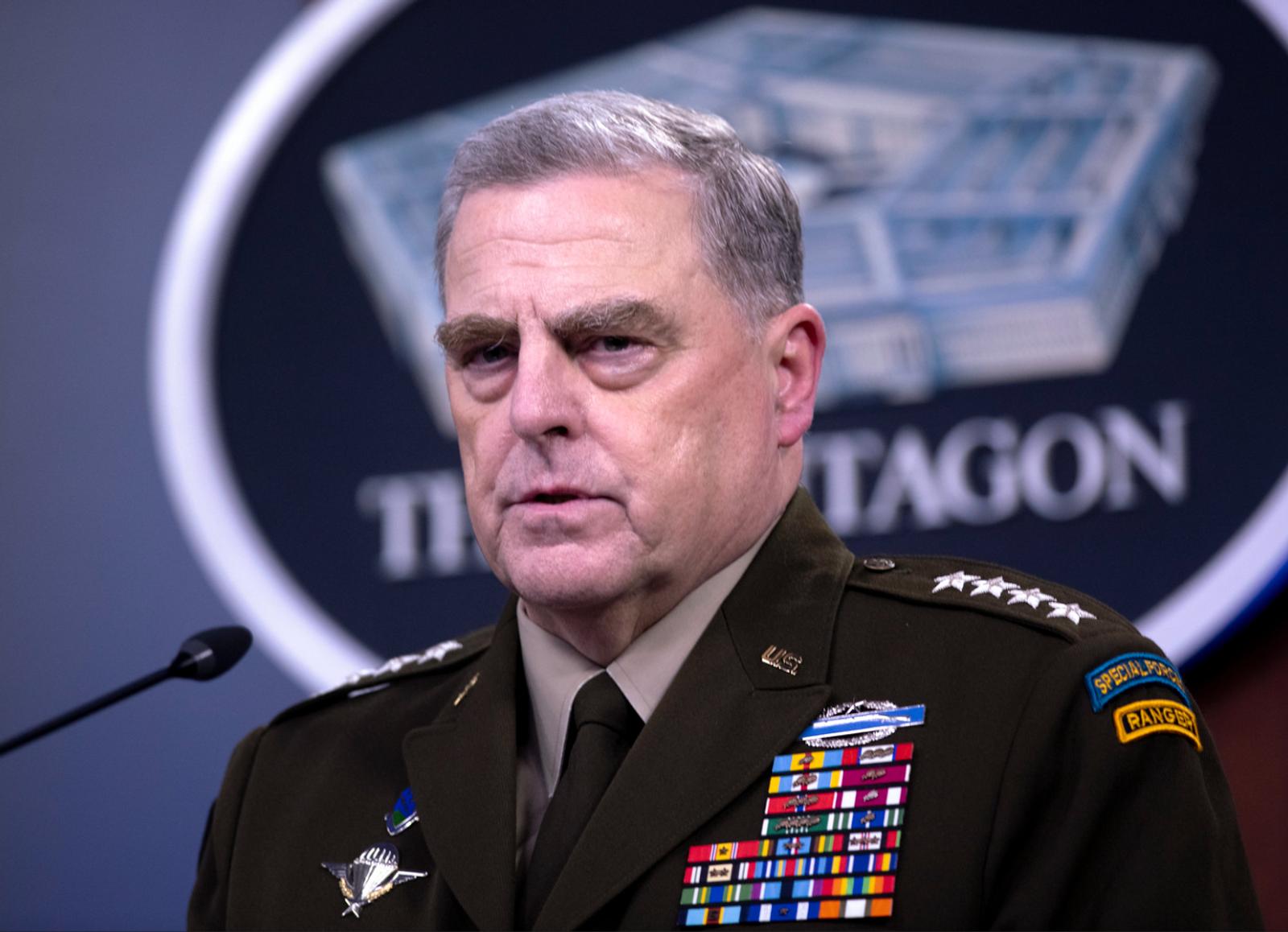 Retired General Mark Milley, the former Chairman of the Joint Chiefs of Staff of the United States, spoke to the Georgetown community on April 2, 2024