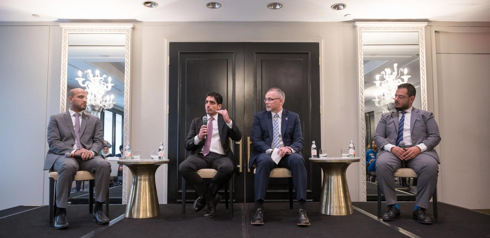 UAE and U.S. officials discuss growing cooperation in advanced science and technology at a Washington event celebrating the U.S.–UAE space partnership, March 8, 2024 