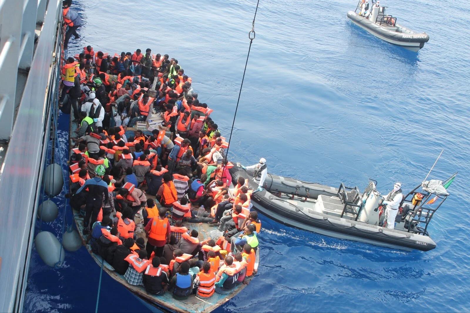 Migrant Children Rescued off Coast of Libya