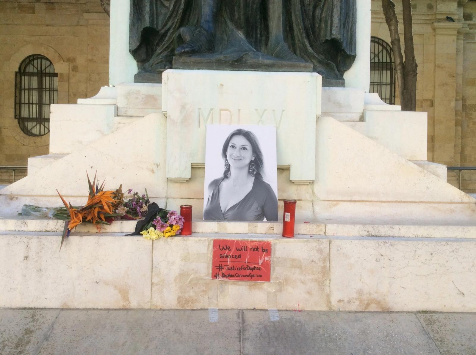 Maltese Protest Journalist’s Murder