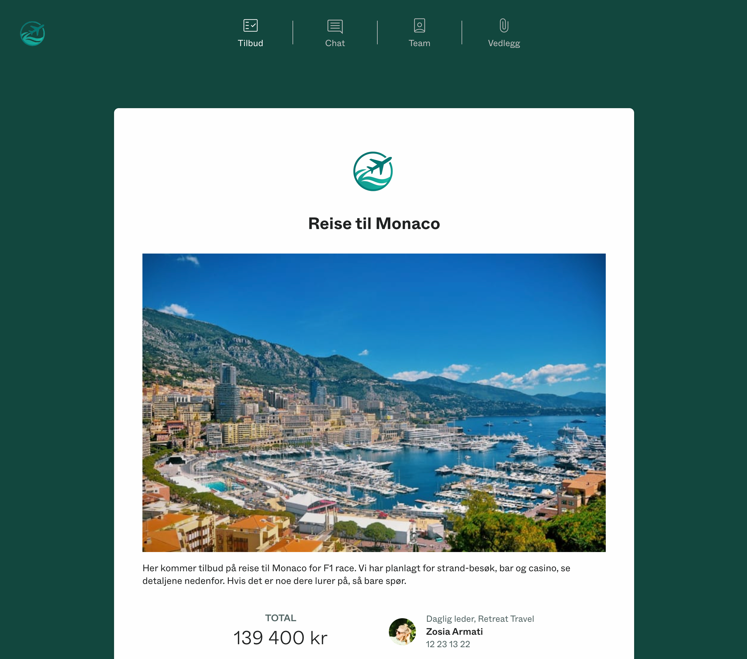 Cover for Kundeportalen – ett sted for tilbud, dialog og fremdrift