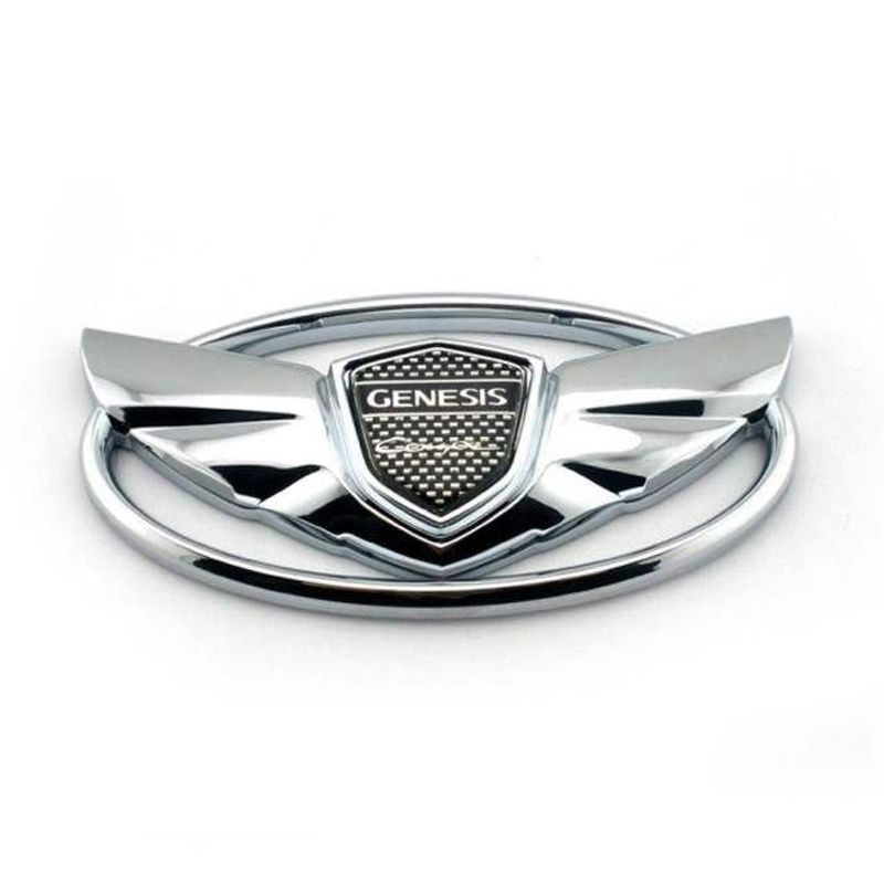 GENESIS Coupe Car Front Hood Grille Rear Badge Emblem for Genesis