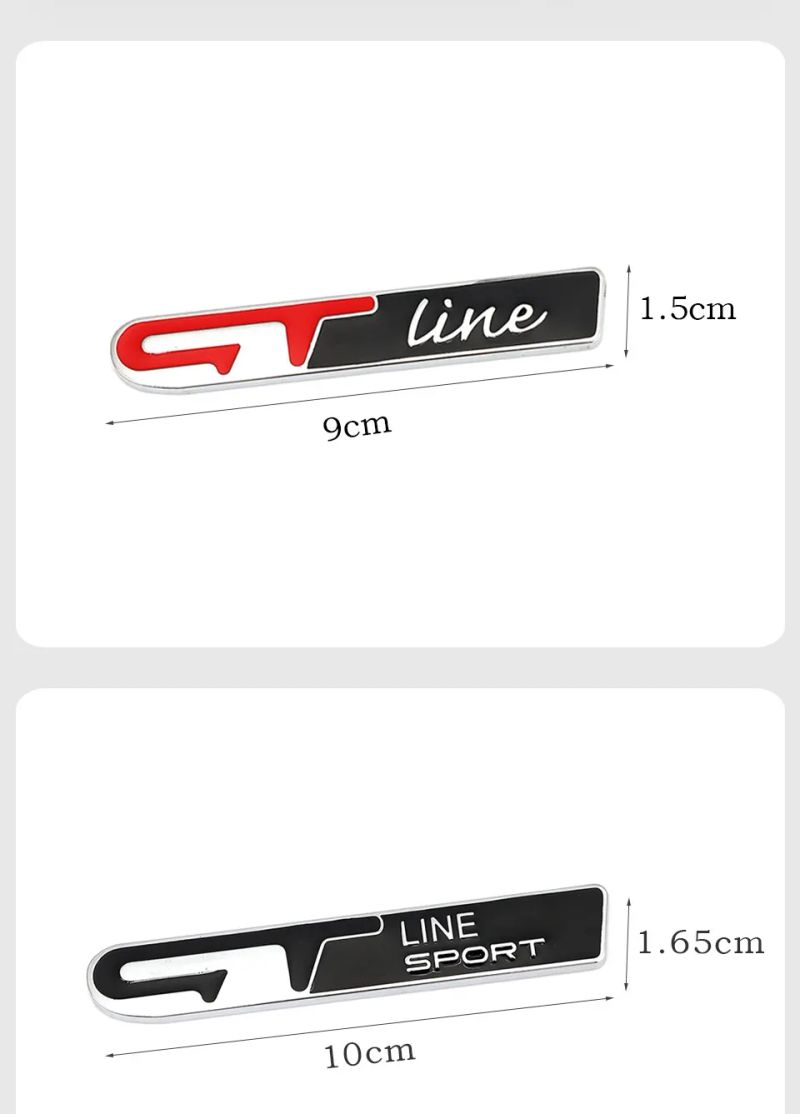 GT line Sport stickers for KIA Peugeot Renault Clio Grandtour Megane Forte Optima