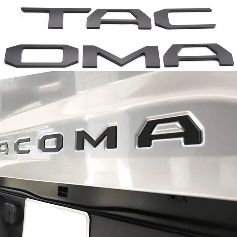 For Toyota Tacoma 2016-2020 Tailgate 3D Letter Cover Emblem Badge