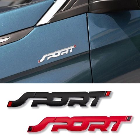 3D Metal Sport Racing Logo Trunk Fender Emblem Badge Decals Sticker