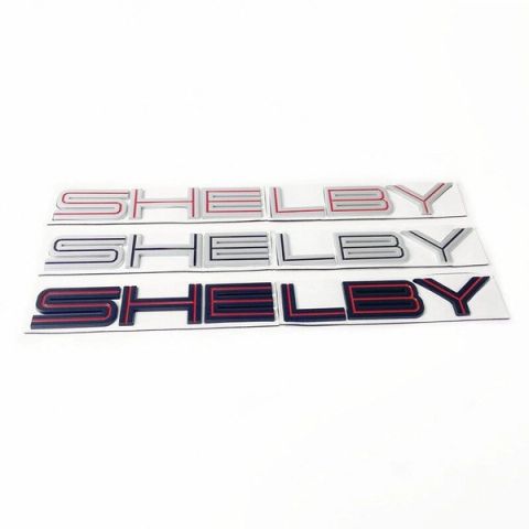 1pcs SHELBY Rear Emblem Badge Sticker for COBRA Mustang GT350 GT500