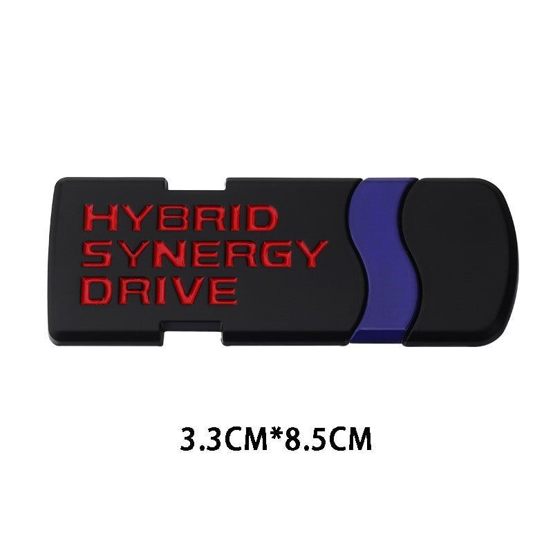 Hybrid Synergy Drive Stickers Metal Emblem Badge Decal For Toyota