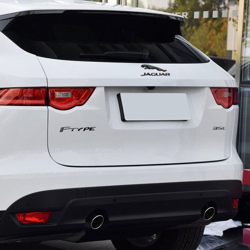 Letter Rear Trunk Emblem Badge Decals for Jaguar E-PACE F-PACE F-TYPE