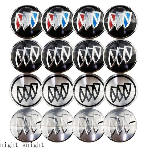 4PCS 56mm Buick Car Wheel Center Hub Cap Sticker Auto Tire Emblem Badge Decal