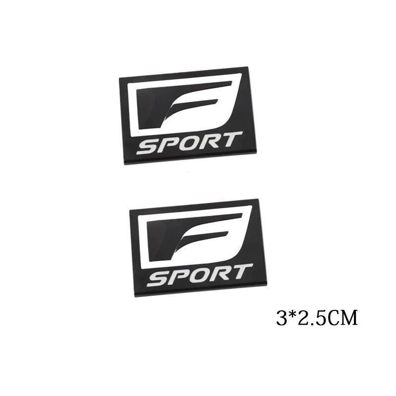 F-Sport Emblem Metal Logo Badge Side Fender Marker Trunk Lid for Lexus