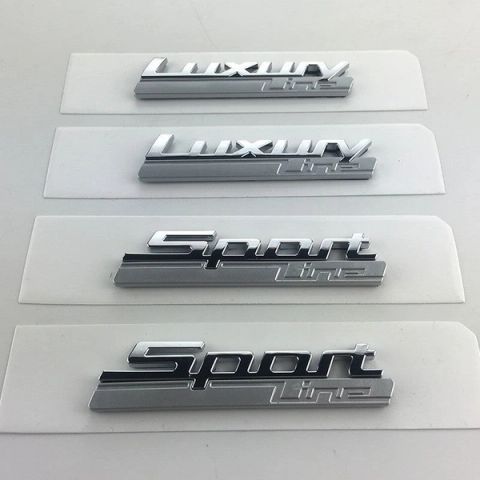 Luxury Line Sport Line Fender Emblem for BMW 730 740 750 750Li Side Styling Refitting