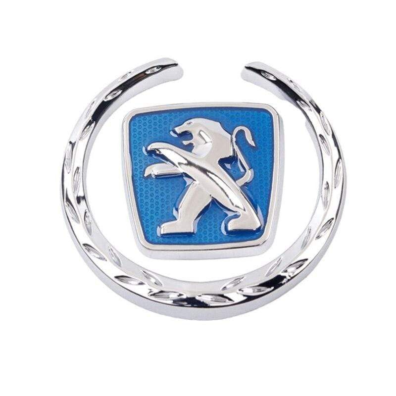 2 pcs Car Window Sticker for Peugeot Logo 406 5008 301 407 207 208 206 103 308 2008 307 4008 3008 Accessories Auto Emblem