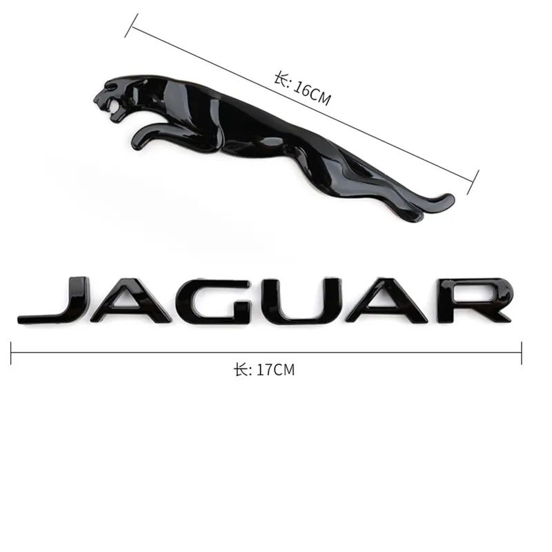 Letter Rear Trunk Emblem Badge Decals for Jaguar E-PACE F-PACE F-TYPE