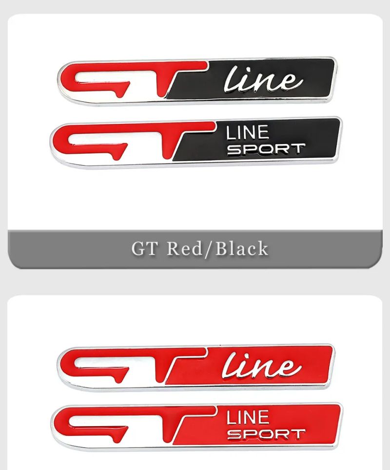 GT line Sport stickers for KIA Peugeot Renault Clio Grandtour Megane Forte Optima