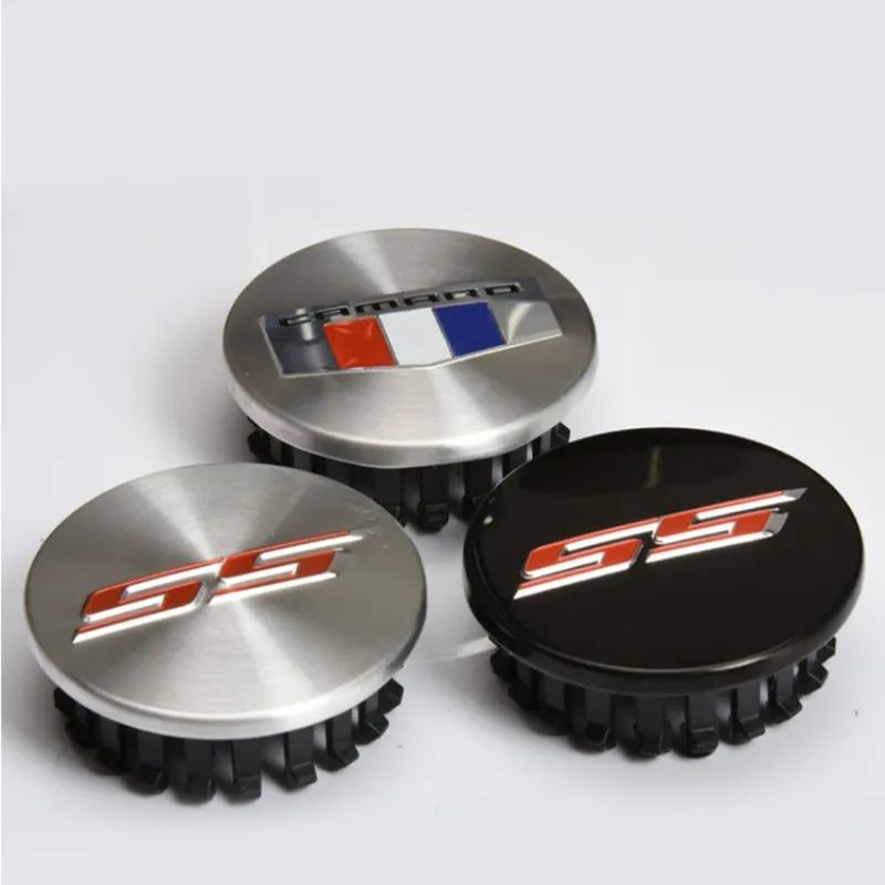 4Pcs/set 68mm SS ABS Carbon Fiber Car Wheel Center Covers For Chevrolet CAMARO Corvette