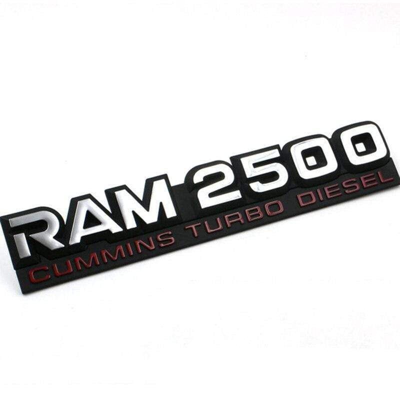 Car Styling Fender Emblem Side Sticker For Dodge RAM 1500 2500 3500 Cummins Logo Challenger Caliber Charger Jcuv Durango