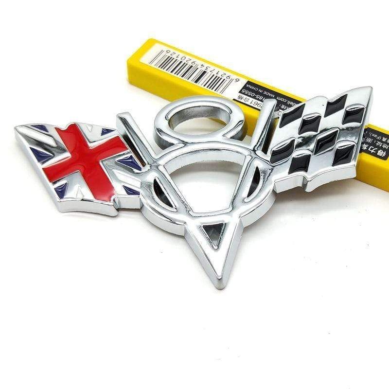 3D Metal V8 USA Germany UK Flag Car Sticker Emblem Badge for Chevrolet Lacetti Aveo Cobalt Cruze Malibu Trax Camaro Car