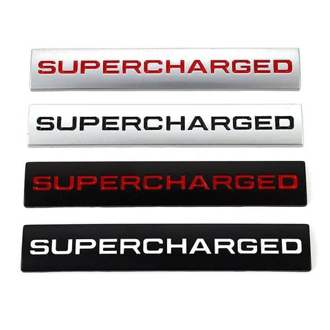 3D Sticker Emblem Badge Decal for Supercharged Land Rover Range Rover Sport