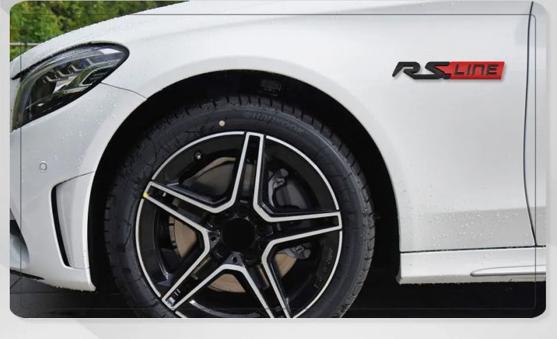 Sticker Emblem Badge Decal for Renault RS Line Clio Megane Scenic laguna Logan
