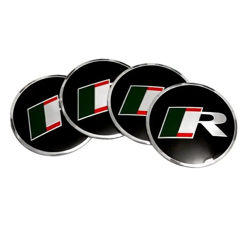 56mm 4PCS Jaguar Leopard Head XF XJ-S XJ-6 X-Type XE S-Type XKR XK Car Wheel Center Hub Cap Sticker Emblem Badge Decal