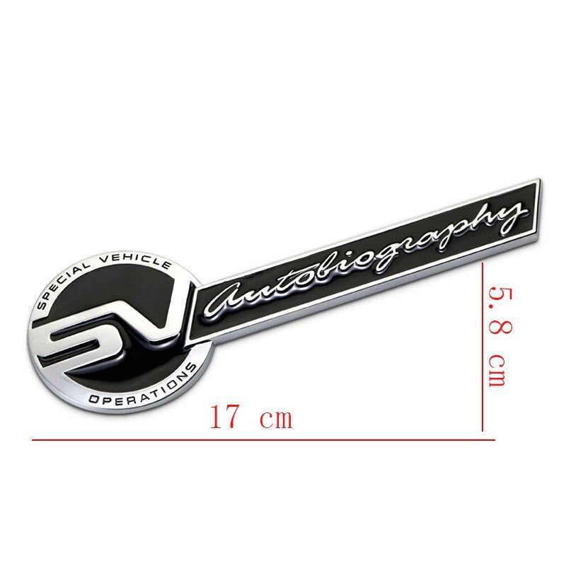 Land Rover SVR 3D Metal Front Grille Emblem Badge