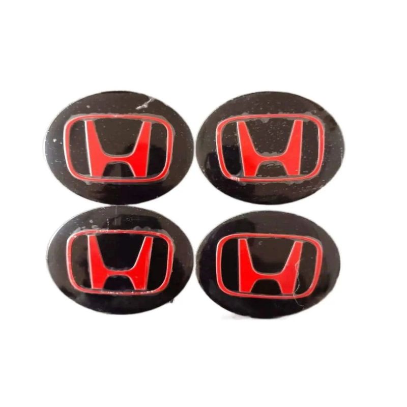 4pcs 56mm Honda Mugen Power Odyssey City Insight Accord Civic CRV Car Wheel Center Hub Cap Sticker Emblem Badge Decal