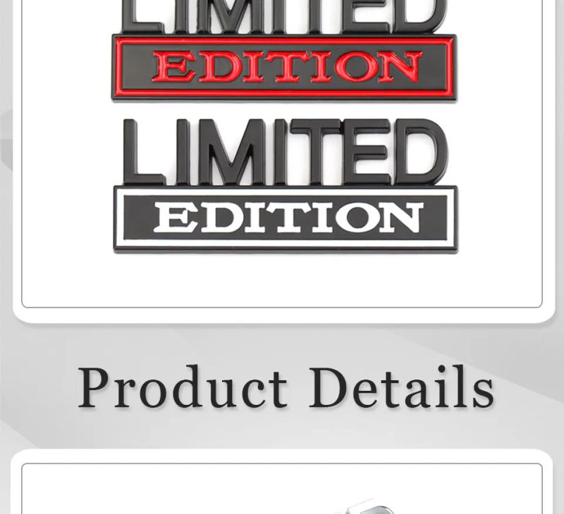 Car Sticker LIMITED Edition Badge Emblem Hood Grille for Subaru Jeep Ford Nissan Lexus
