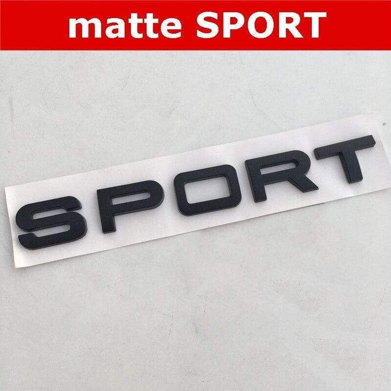 SPORT Emblem for Land Range Rover SV Autobiography Discovery HSE Luxury SCV6 SDV6 SDV8 Si4 Bar Badge Car Styling Trunk