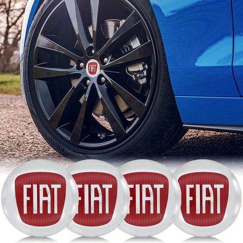 4Pcs 56mm Auto Emblem Wheel Center Hub Cover Sticker For Abarth Fiat Punto Tractor 124 Coupe Ducato