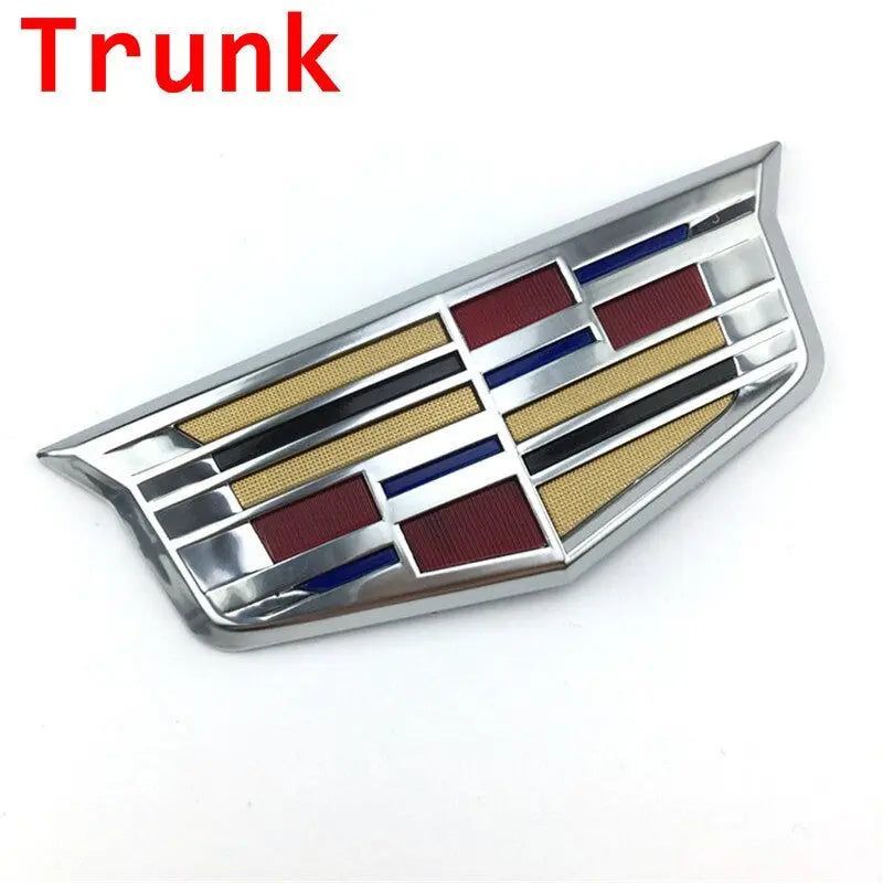 Cadillac Front Grille Emblem Tailgate Trunk Badge Sticker for XTS XT5 XT6 ATSL SRX BLS CT4 CT5 CT6