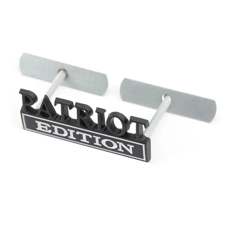 Metal Car Sticker PATRIOT Edition Badge Emblem Front Hood Grille for BMW Subaru Mazda