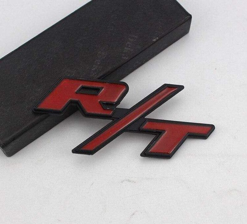 Alloy Car Front Grille Emblem Body Sticker For Dodge R/T RAM Journey Jcuv Charger Challenger Caliber Nitro Auto Styling