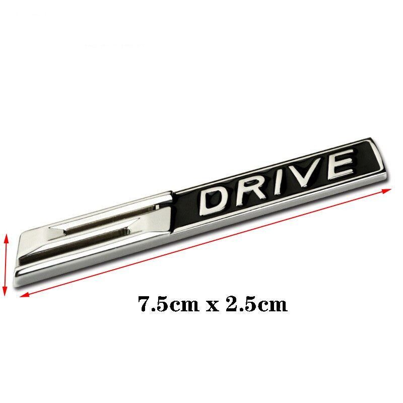 Chrome Silver XDrive SDrive EDrive Rear Emblem Badge Sticker For BMW