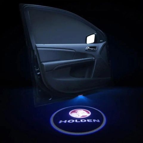 2pcs LED Car Door Courtesy Projector Laser Ghost Shadow Light For Holden Logo
