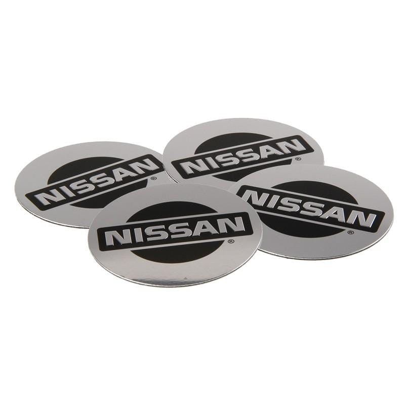 56mm 4PCS Nissan Nismo GTR X-Trail Qashqai tiida Altima sentra Car Wheel Center Hub Cap Sticker Emblem Badge Decal