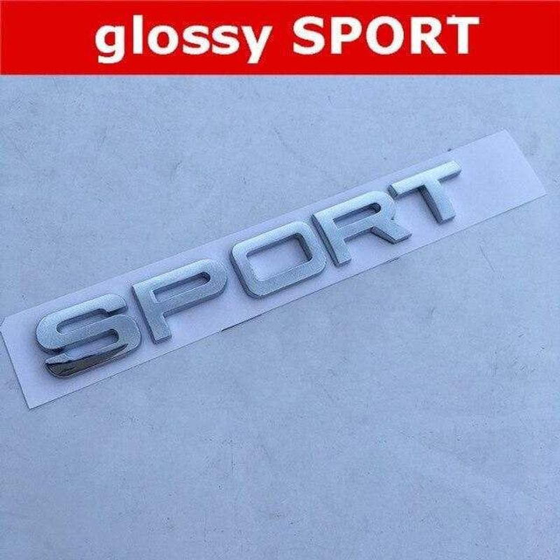 Round Font Letter Emblem Badge for DISCOVERY 4 V8 HSE SPORT Car Refitting Hood Rear Trunk Logo Sticker
