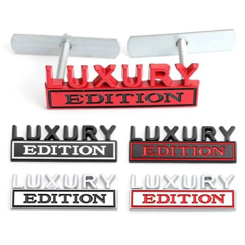 Car Sticker Luxury Edition Badge Emblem Hood Grille for BMW Subaru Mazda Skoda Cadillac