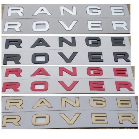 Number Letters Word RANGE ROVER Car Trunk Badge Emblem Badges Emblems for Range Rover