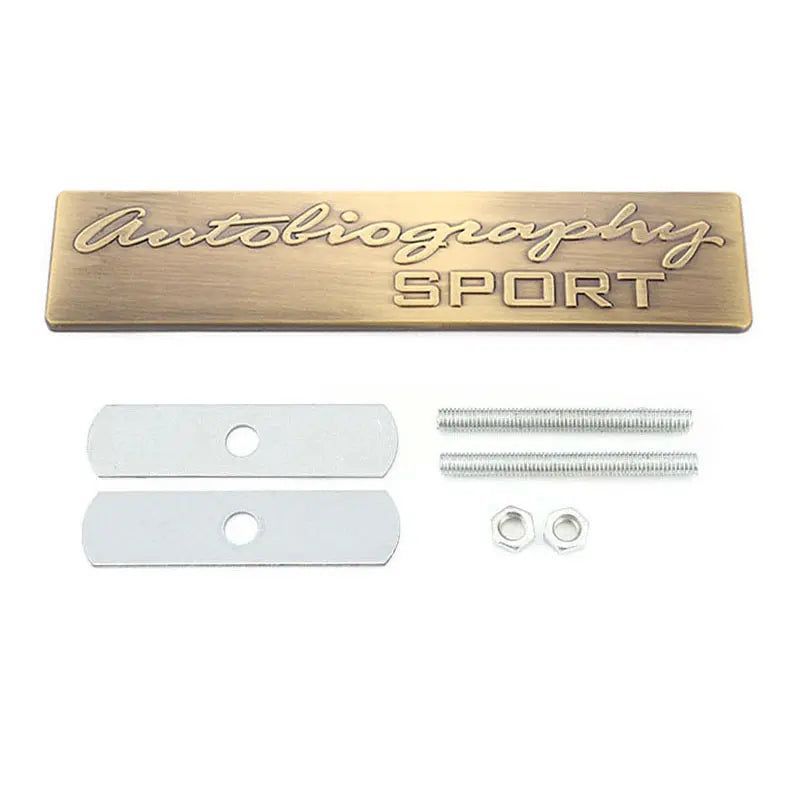 Autobiography Sport Stickers Emblem Hood Grille Badge Badge Decal for Ranger Rover
