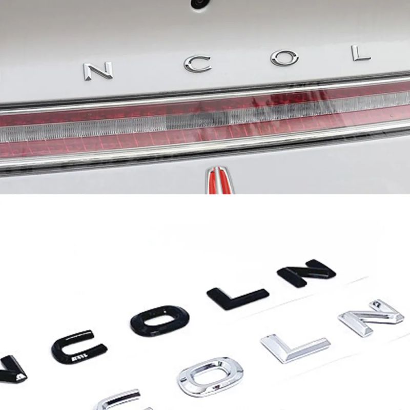 For Lincoln Rear Sticker Lincoln Trunk Emblem Sticker For MKC MKX KMZ Voyager Navigator
